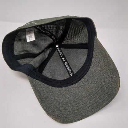 Under Armour Fitted Hat Green L/XL Classic Fit Coldswitch 6 Panel Polyester