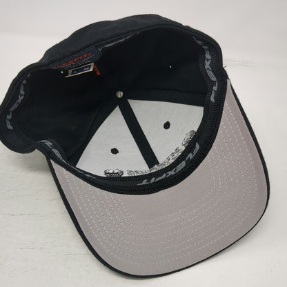 Flexfit Baseball Cap Black M Museum of Death Skulls Elastic Fitted Spandex Hat
