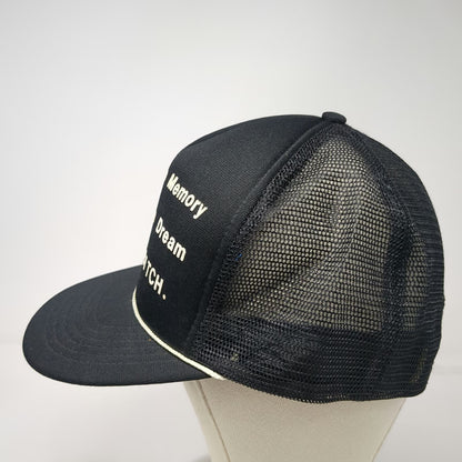 Advenco Trucker Hat Black Mesh Back Snapback Rope Graphic Funny Tomorrow a B**CH