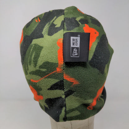 New Era Men's Knit Camo Beanie Hat Multicolor 100% Acrylic Bauer Reversible