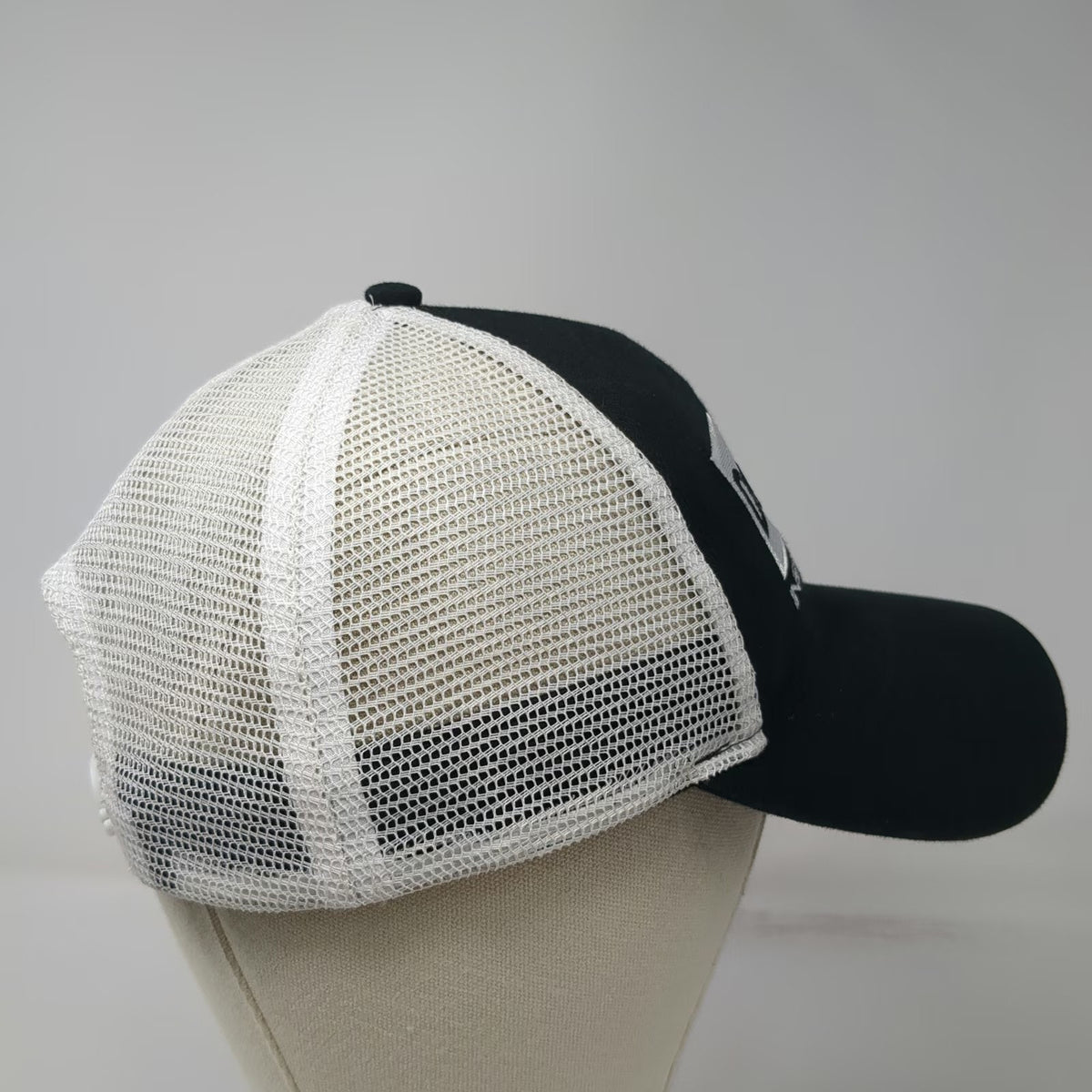 Trucker Hat Black One Size DaTrium Insane Mode Embroidery Mesh Back Snapback Hat