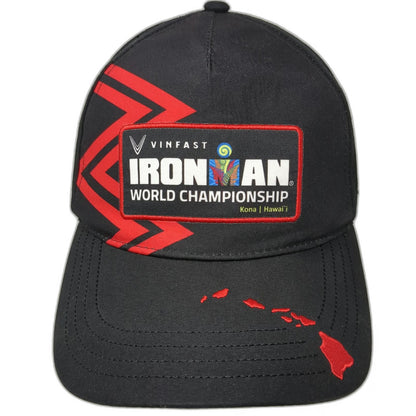 boco GEAR Ironman World Championship Kona Hawaii Black One Size 5 Panel Hat
