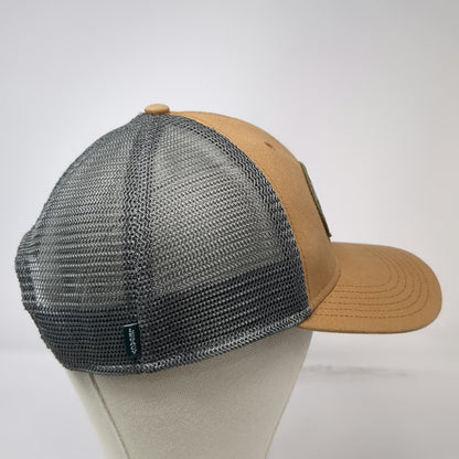Legacy Rockaway Beach Oregon Baseball Cap Brown Gray One Size Mesh Snapback Hat