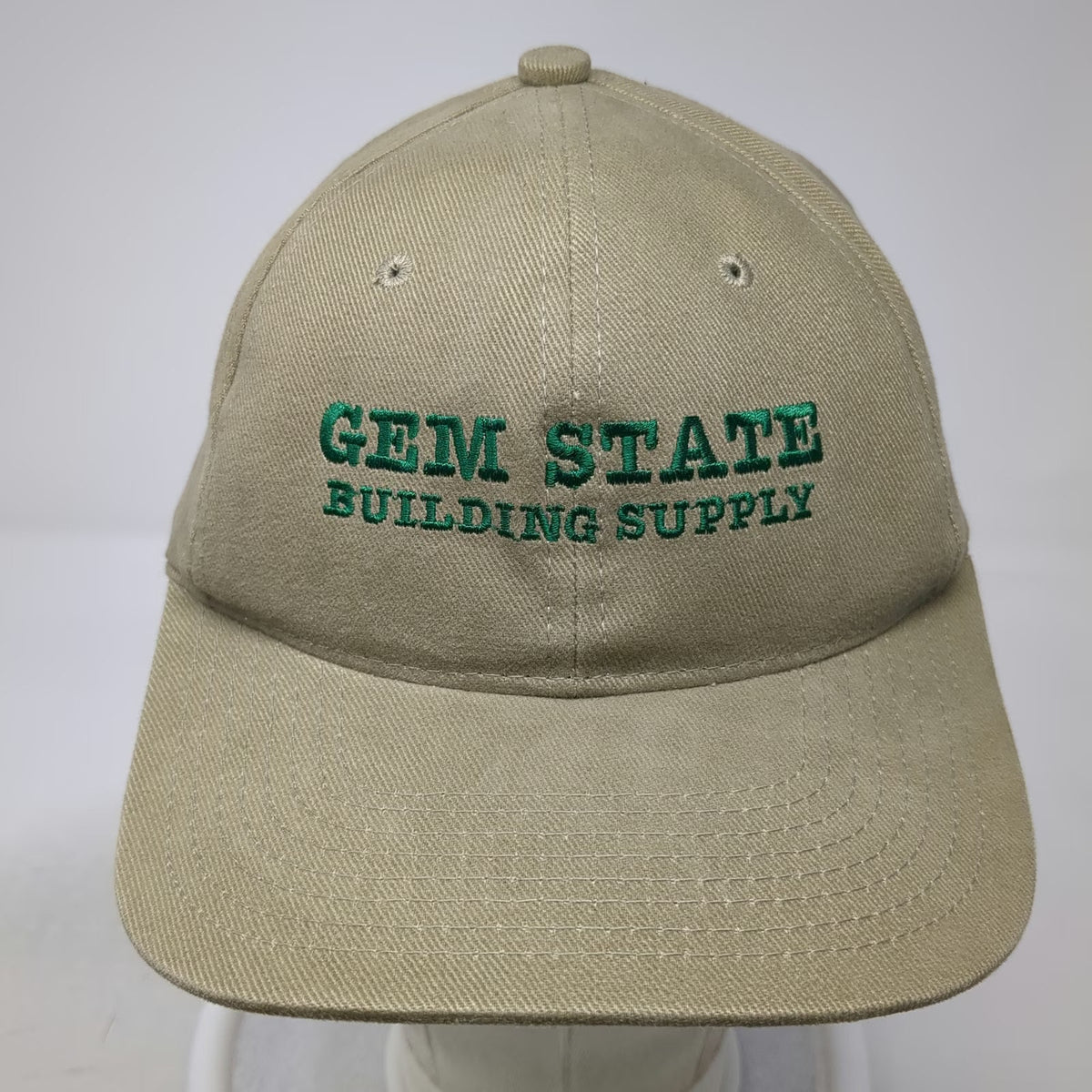 Headliner Gem State Building Supply Baseball Cap Brown One Size Slideback Hat