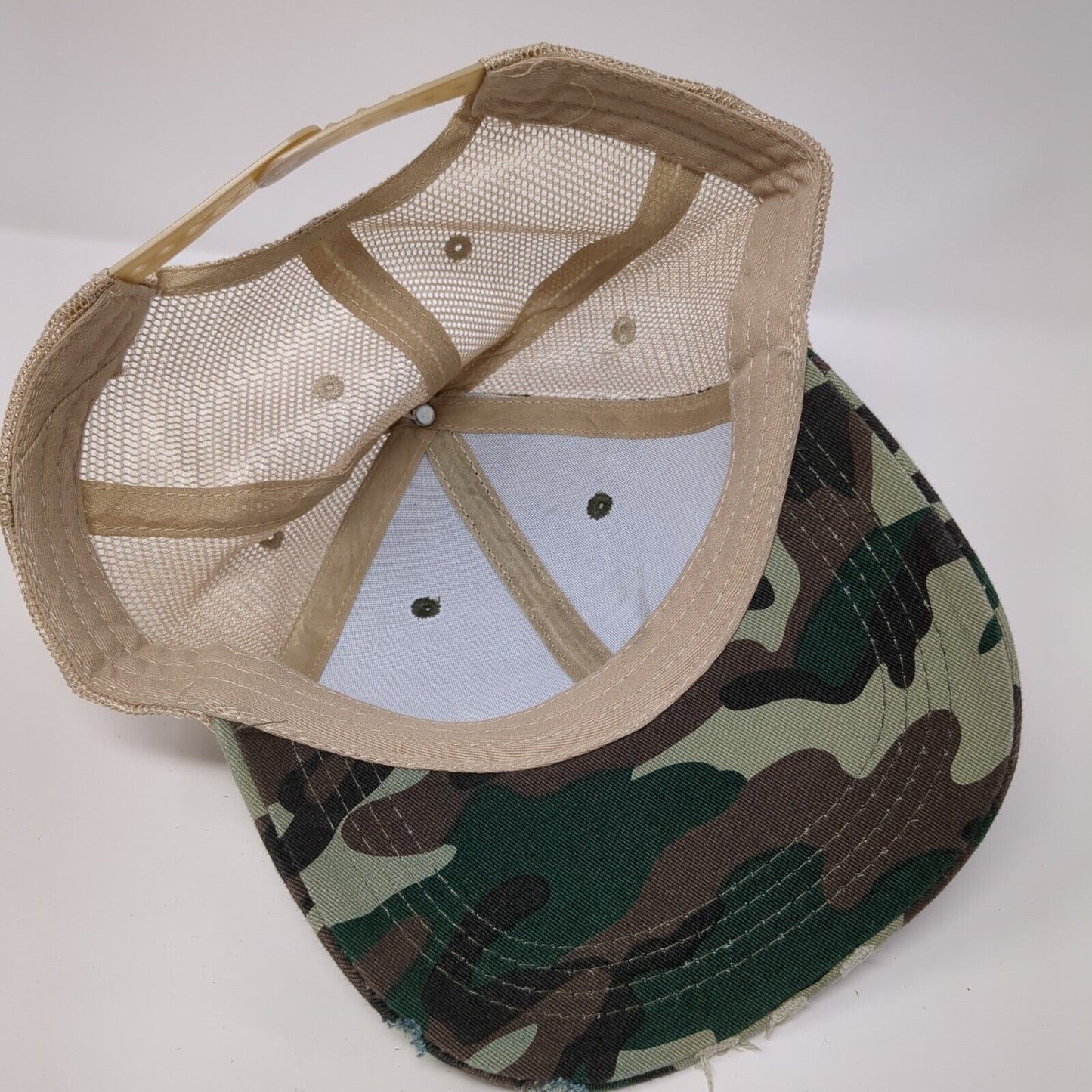 Boise ID Snapback Trucker Hat Camouflage One Size Mesh Back Adjustable