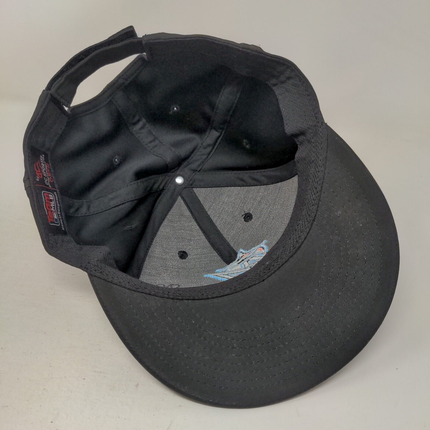 Florida Marlins Strapback Hat Black OSFM Embroidered Logo OC Sports