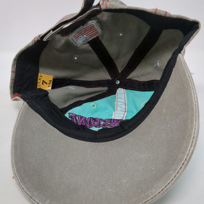 Lucky 7 USA Baseball Cap Blue One Size Yellowstone National Park Flag Hat Stitch