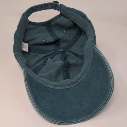 Unbranded Slideback Hat Solid Green OSFM Casual Outdoor Adjustable Blank