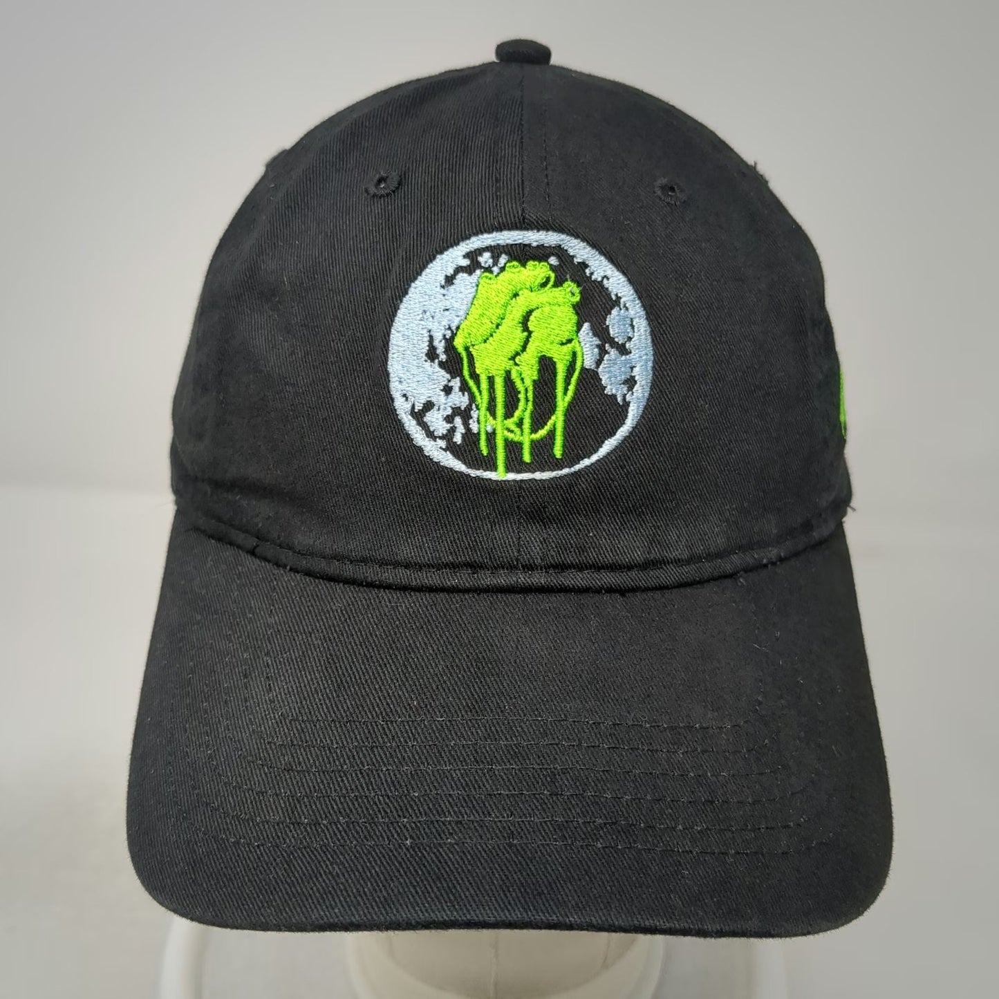 X BIG Chris Brown Dripping Heart Moon Hat Black Green One Size Baseball Cap