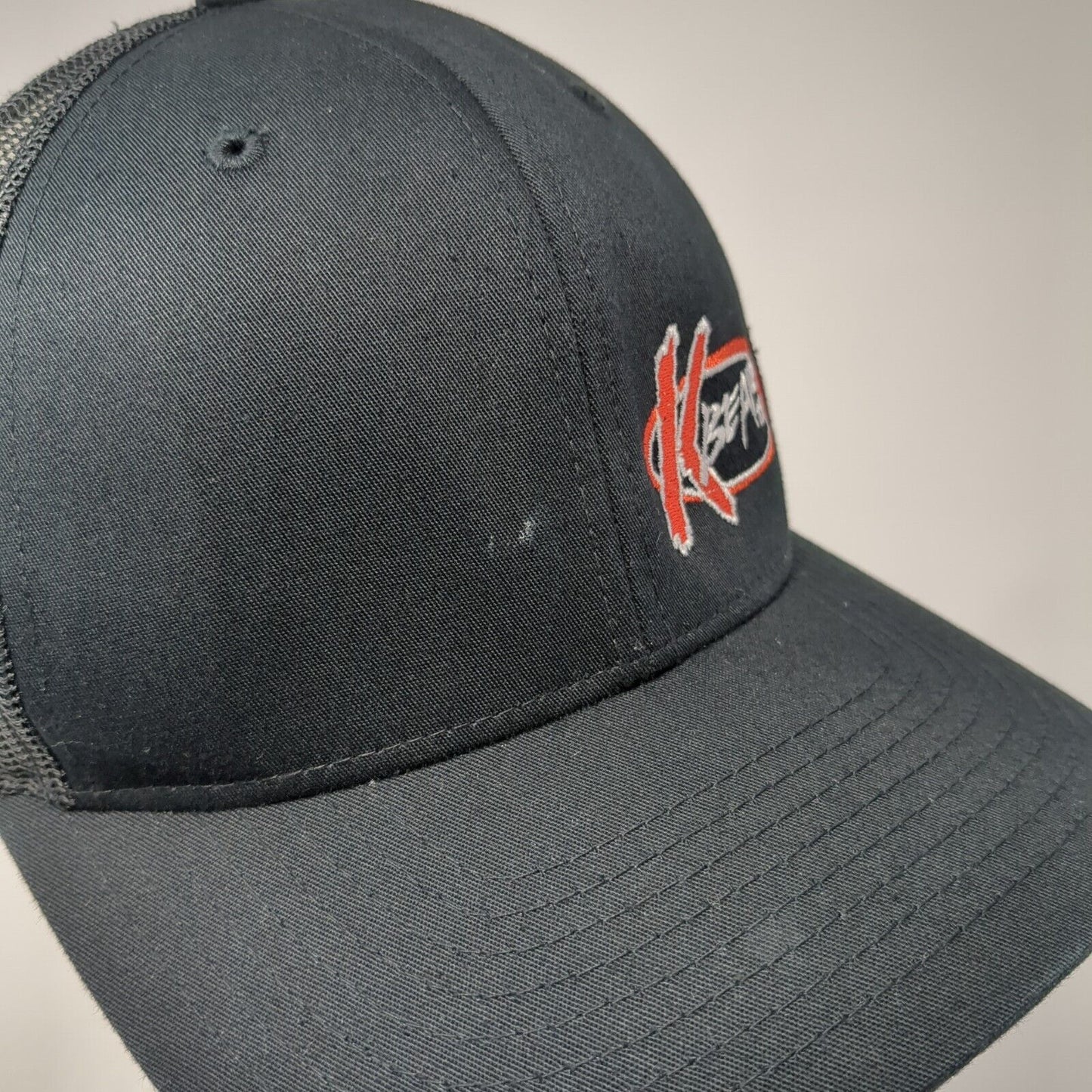 KBear 101 Snapback Trucker Hat Black One Size Mesh Back Richardson