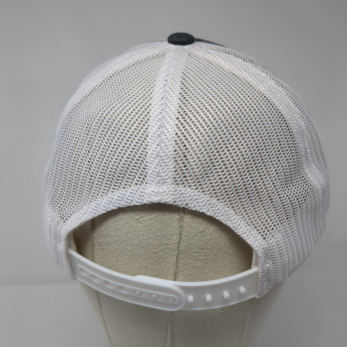 Richardson Snapback 112 Trucker Hat Gray One Size Adjustable Mesh Back 6 Panel