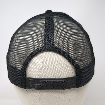 Trucker Hat Black One Size Ignite Animal Skull Mesh Back Snapback Foam Front hat