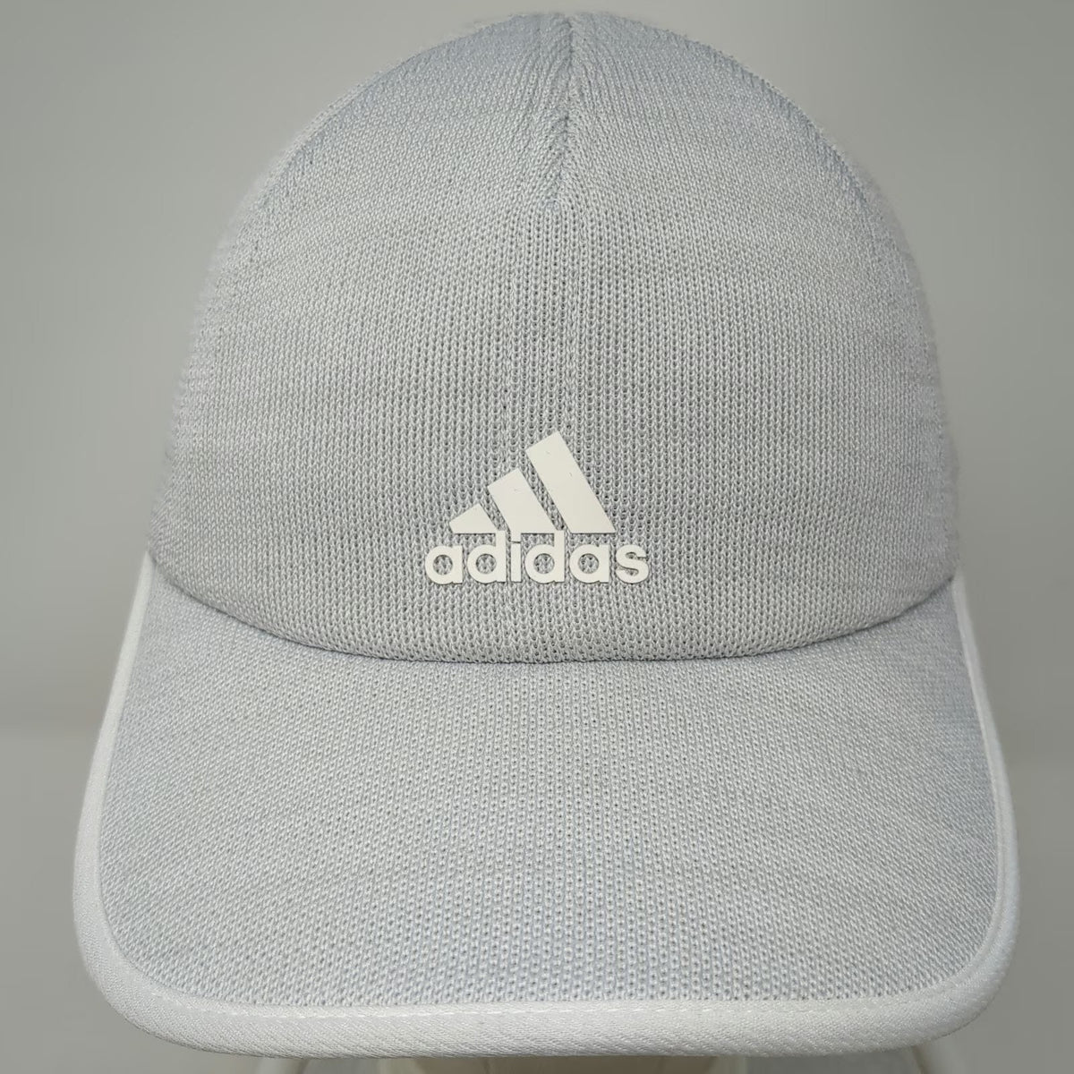 Adidas Baseball Cap Gray One Size ClimaCool Breathable Adjustable Strapback Hat