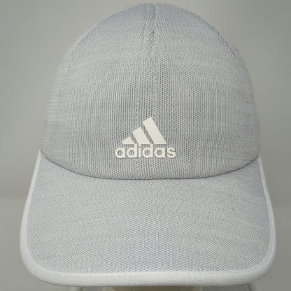 Adidas Baseball Cap Gray One Size ClimaCool Breathable Adjustable Strapback Hat