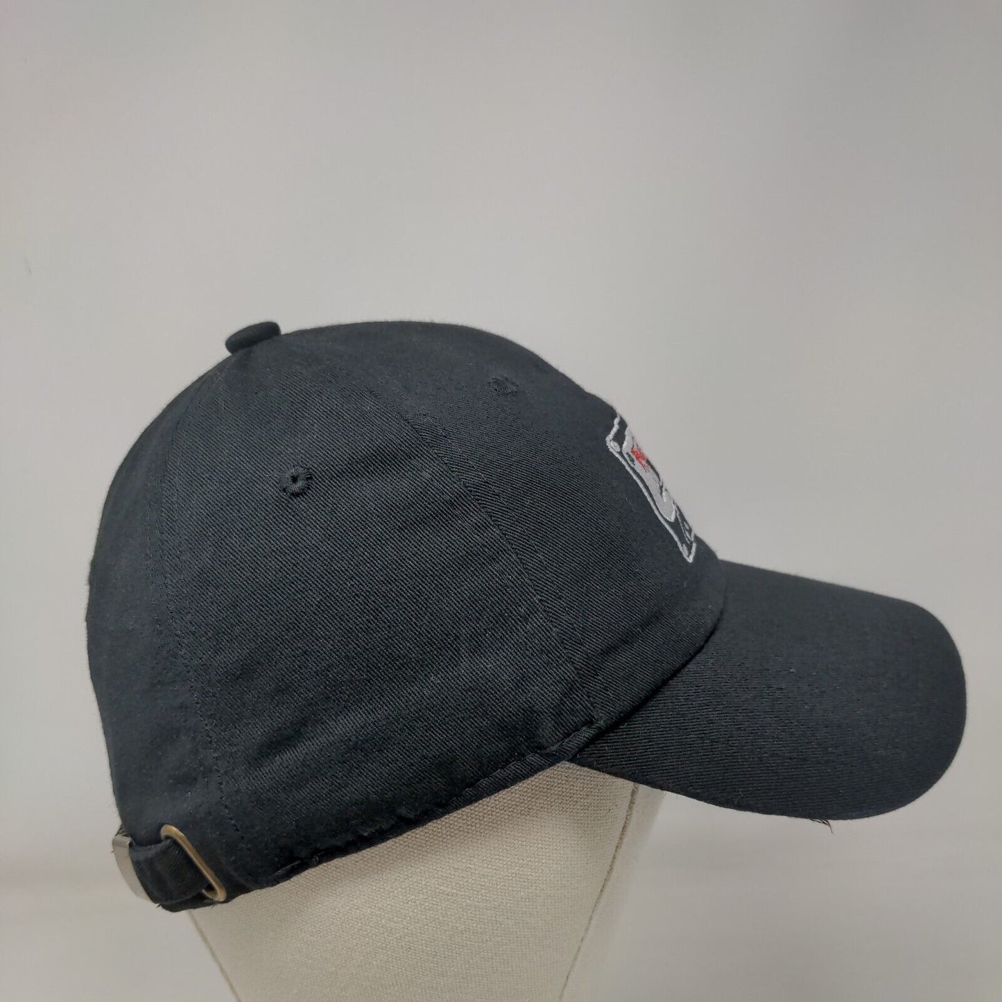 Playlist Bottle D'Usse Slideback Hat Black OSFA Adjustable Embroidered Eikos