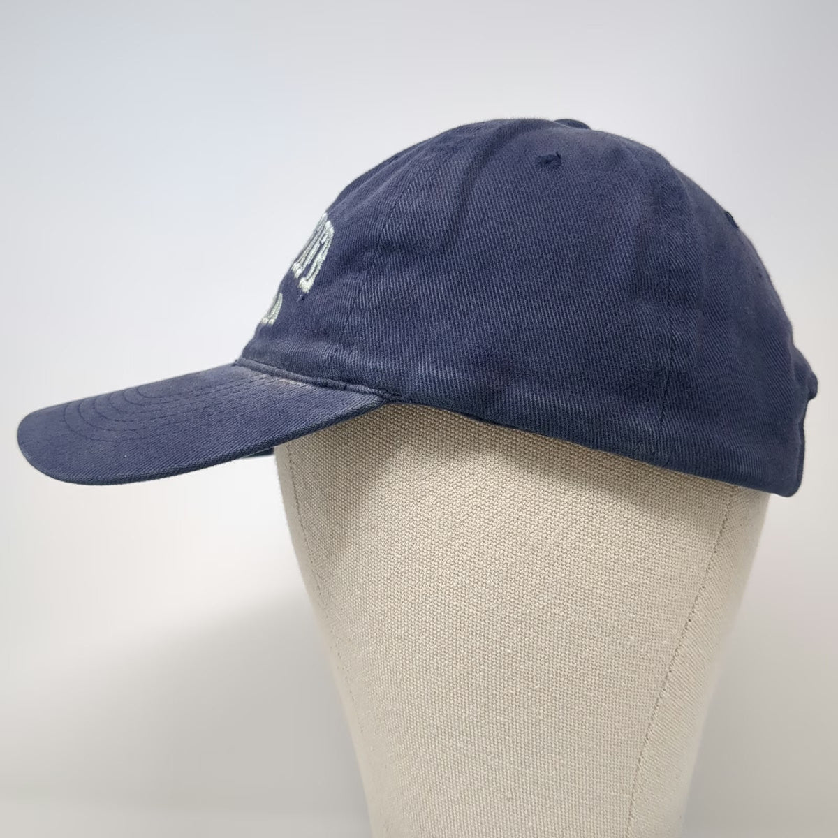 Sportsman Baseball Cap Blue Gray One Size Elmendorf AFB Alaska Slideback Hat