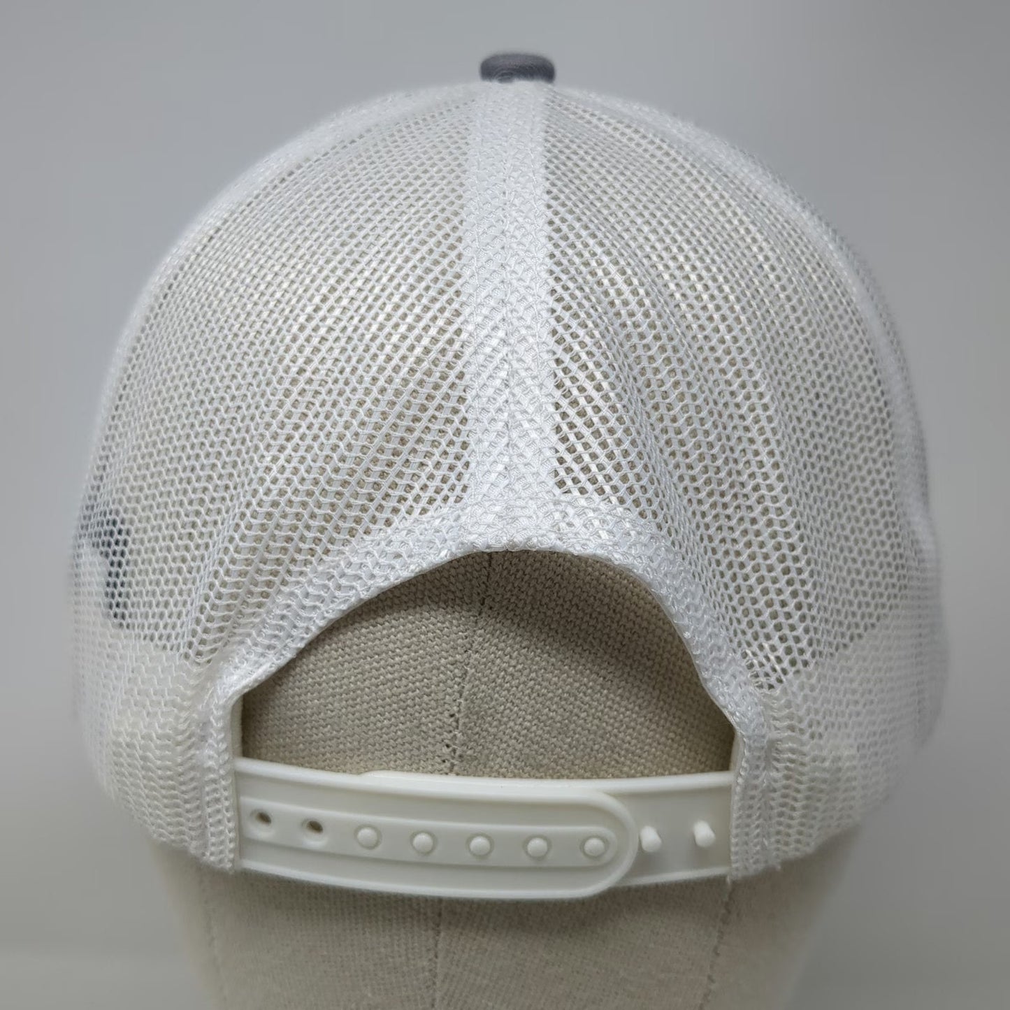 Port Authority Trucker Hat Gray One Size Driscoll Potato Mascot Mesh Snapback