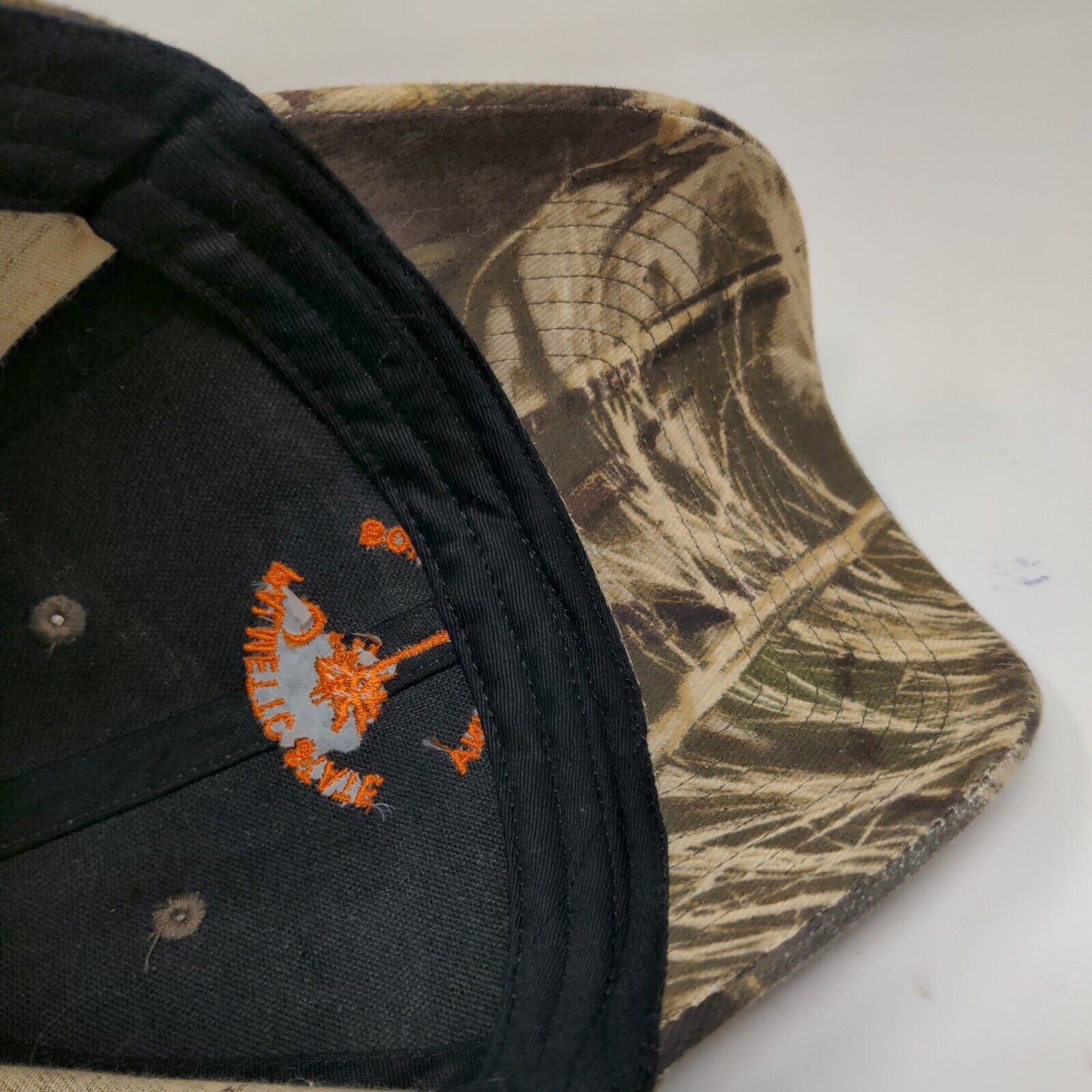 Realtree Men's Strapback Camo Hat Palmetto State South Carolina Embroidered