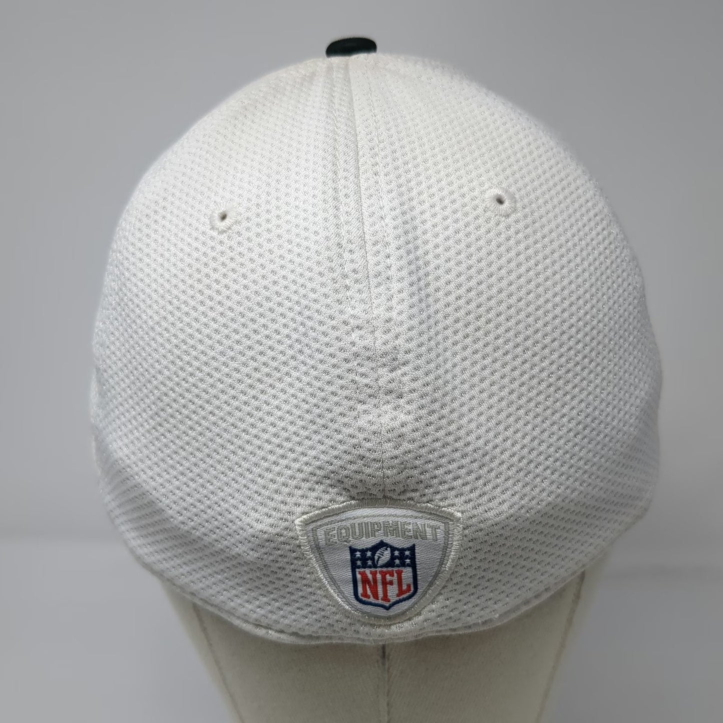 New Era Baltimore Ravens NFL White Cap L 39THIRTY Stretch Fit Curved Brim Hat