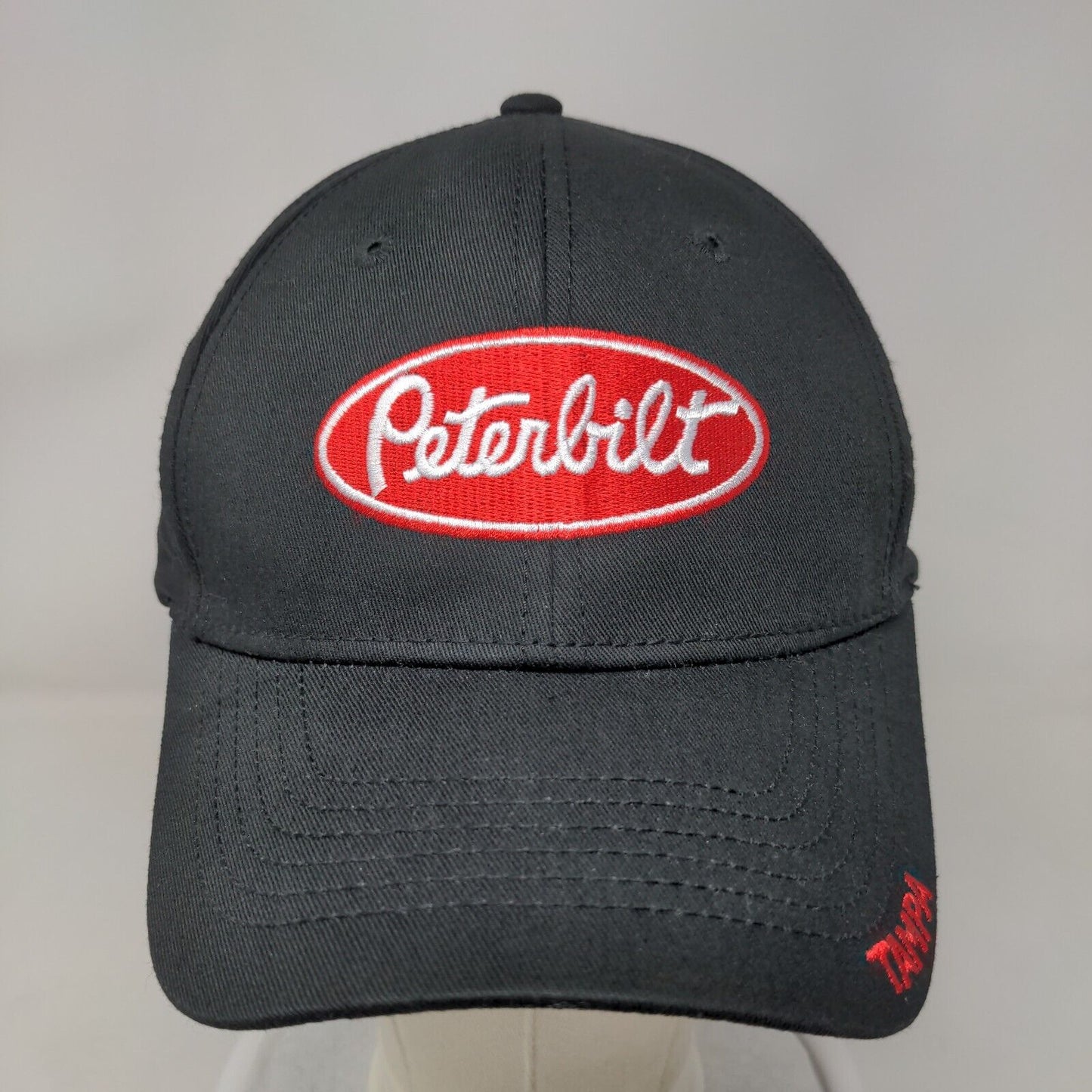 Peterbilt Rush Truck Centers Tampa Strapback Hat Black One Size Embroidered