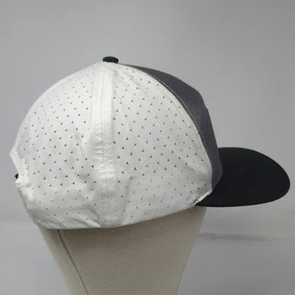 The Heartbeat Brand Trucker Hat Gray White Black One Size Mountain Logo Patch