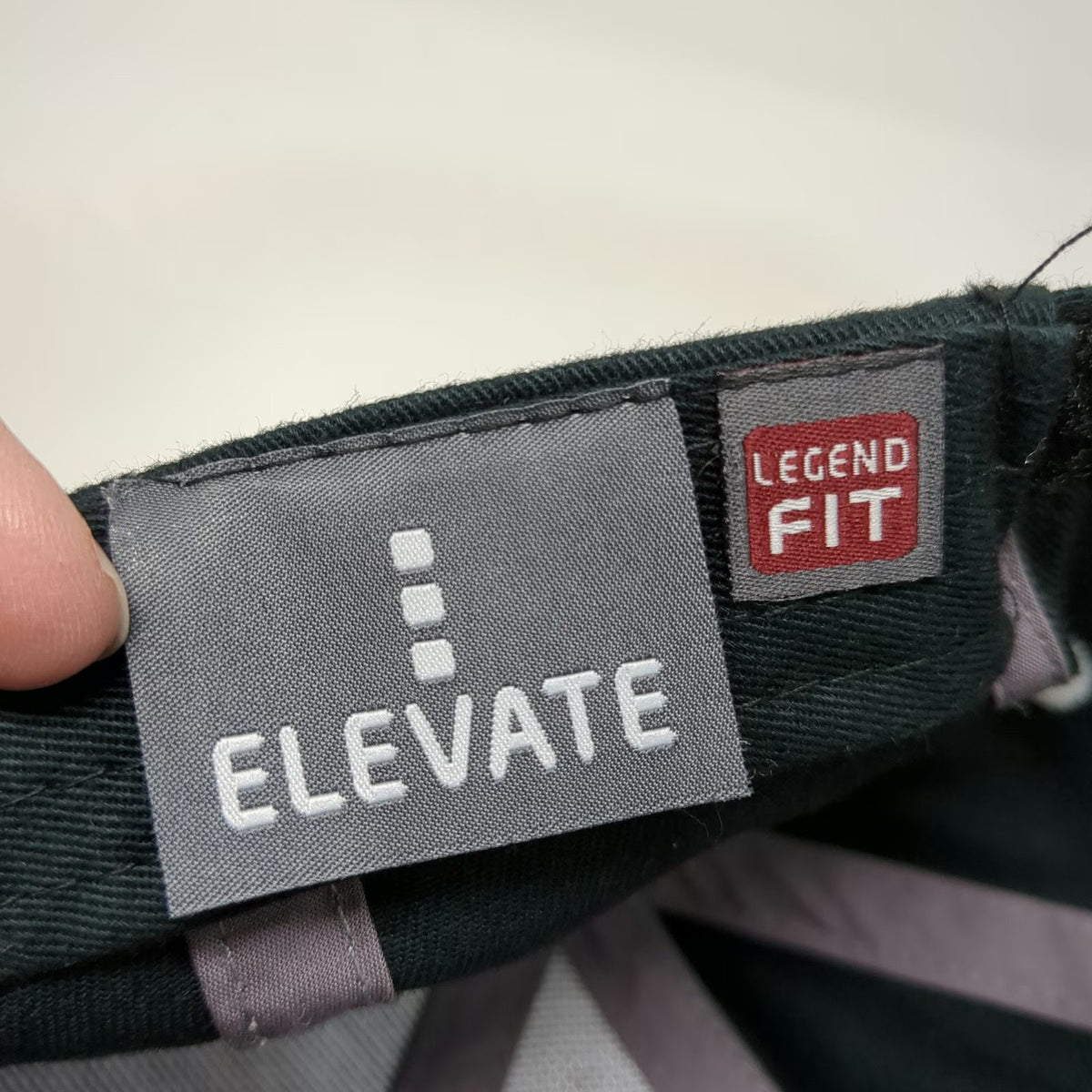 Elevate Baseball Cap Black One Size 100 Years Anniversary Strapback Hat