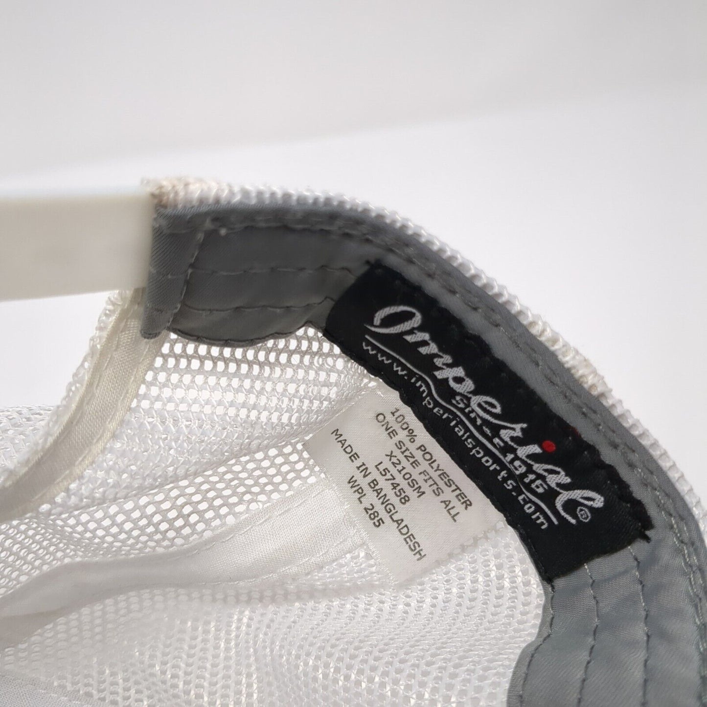 Windbrooker Snapback Trucker Hat Blue One Size Mesh Back Imperial