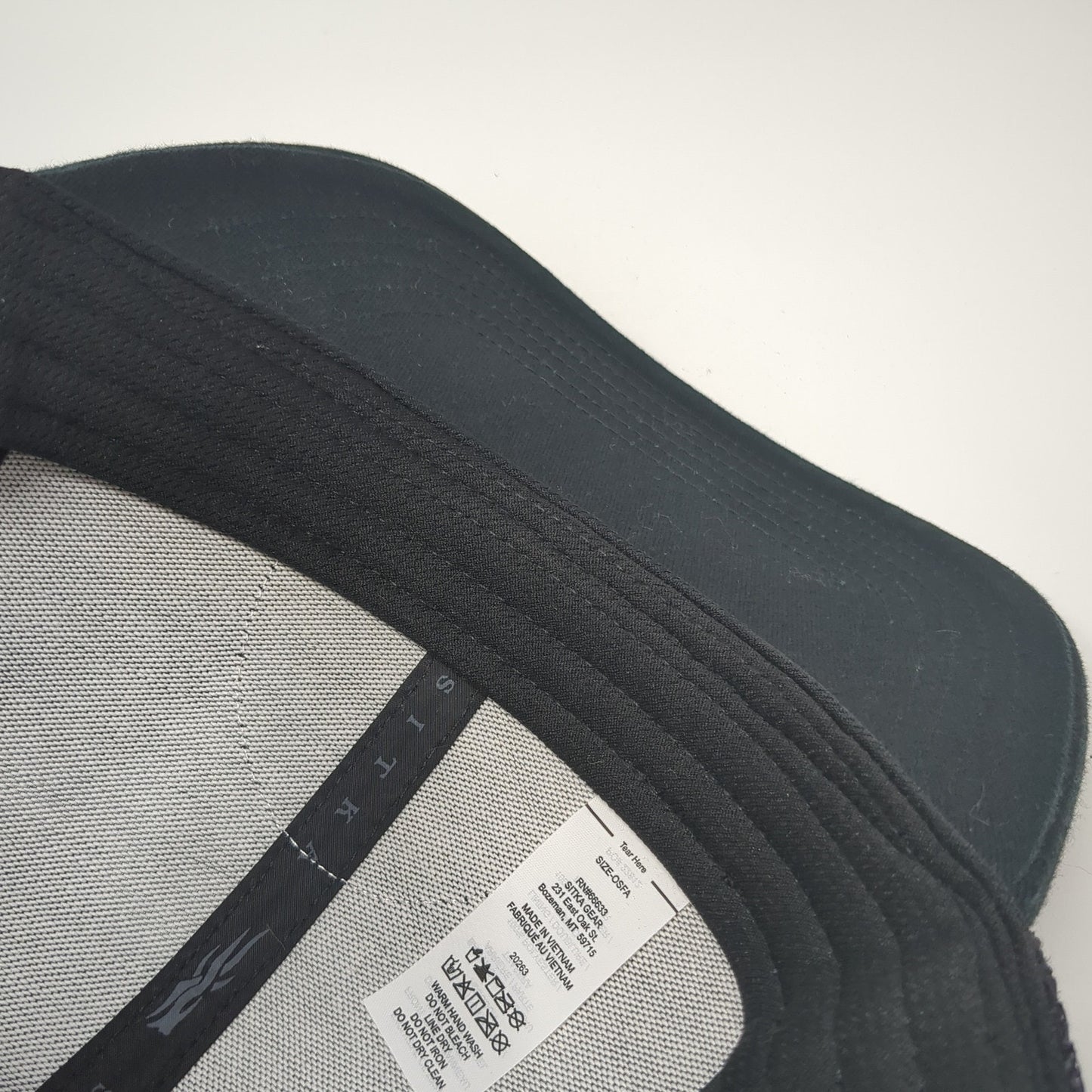 United We Stand Sitka Gear Snapback Trucker Hat Black One Size Mesh Back