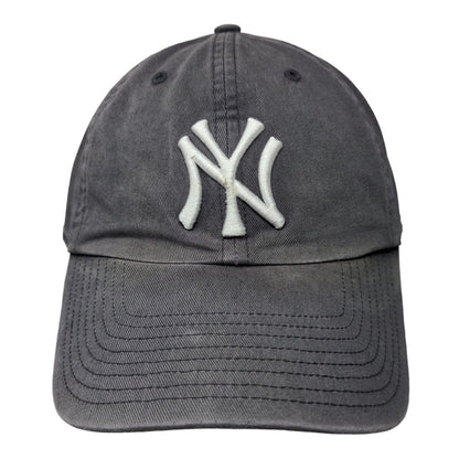 Twins Enterprise Men's Slideback Hat Blue OSFA Embroidered New York Yankees Logo