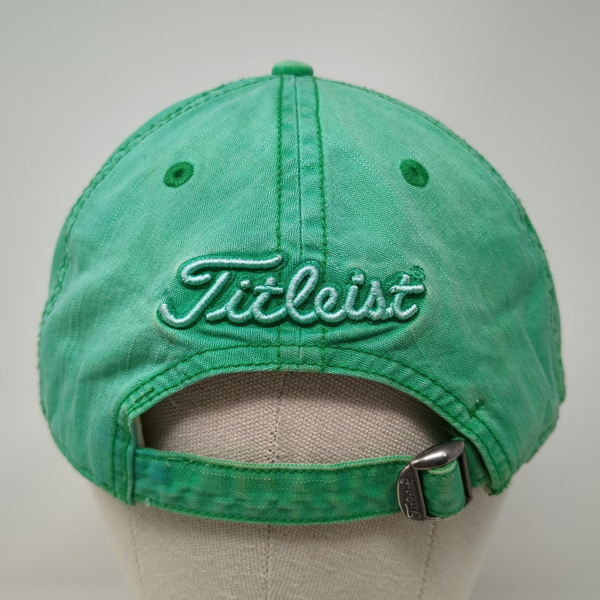 Titleist Baseball Cap Green One Size Slideback Script Logo Golf Adjustable Hat