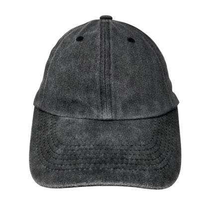 Meinicy Slideback Hat Gray One Size Adjustable Solid Blank Vent Holes