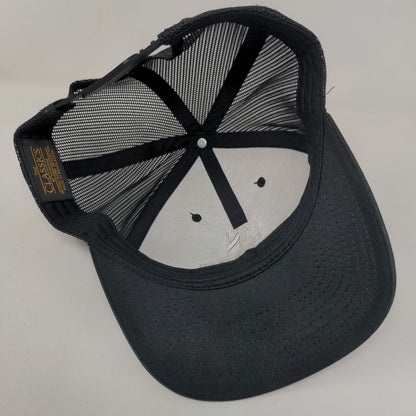Everlasting Image Snapback Mesh Back Trucker Hat Black One Size Yupoong