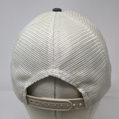 Sportsman Trucker Hat Gray White One Size ESPN Logo Mesh Snapback Cotton hat