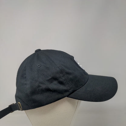 The Classics Yupoong Slideback Hat Black One Size Adjustable Embroidered 6 Panel