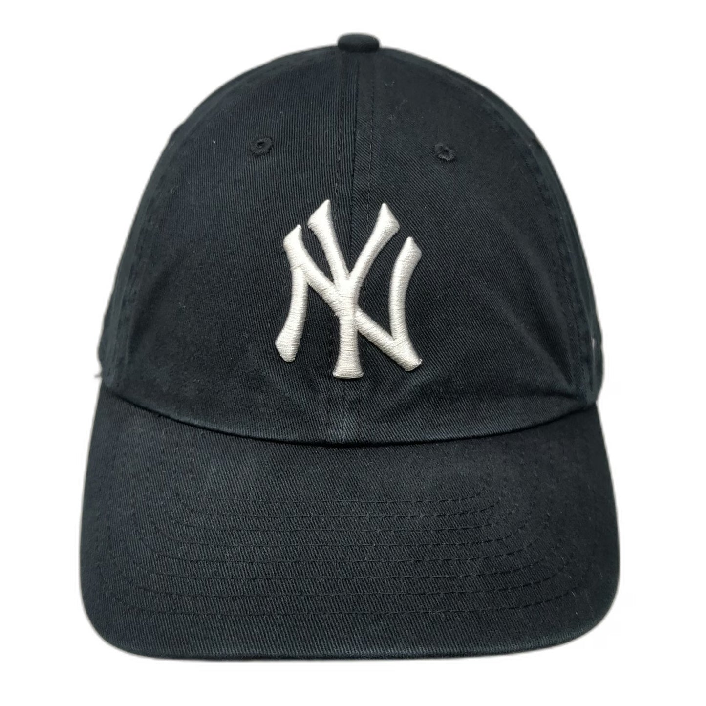 New York Yankees MLB '47 Baseball Cap Black One Size Cotton Slideback Logo Hat