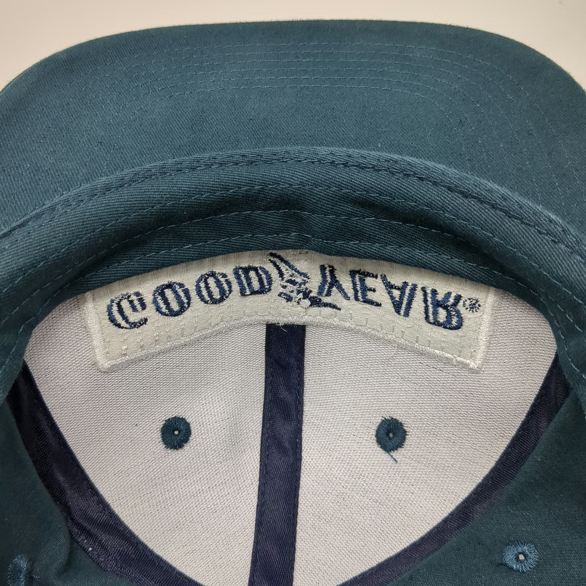 Goodyear Snapback Blue Hat OSFM NASCAR Patch Embroidered 6 Panel Racing Cotton