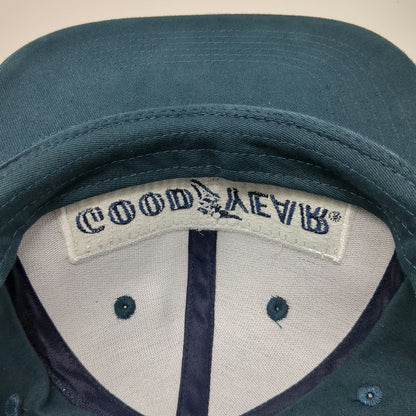 Goodyear Snapback Blue Hat OSFM NASCAR Patch Embroidered 6 Panel Racing Cotton