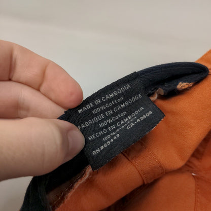 Care Slideback Hat Orange OSFM Adjustable Embroidered 6 Panel KC Caps