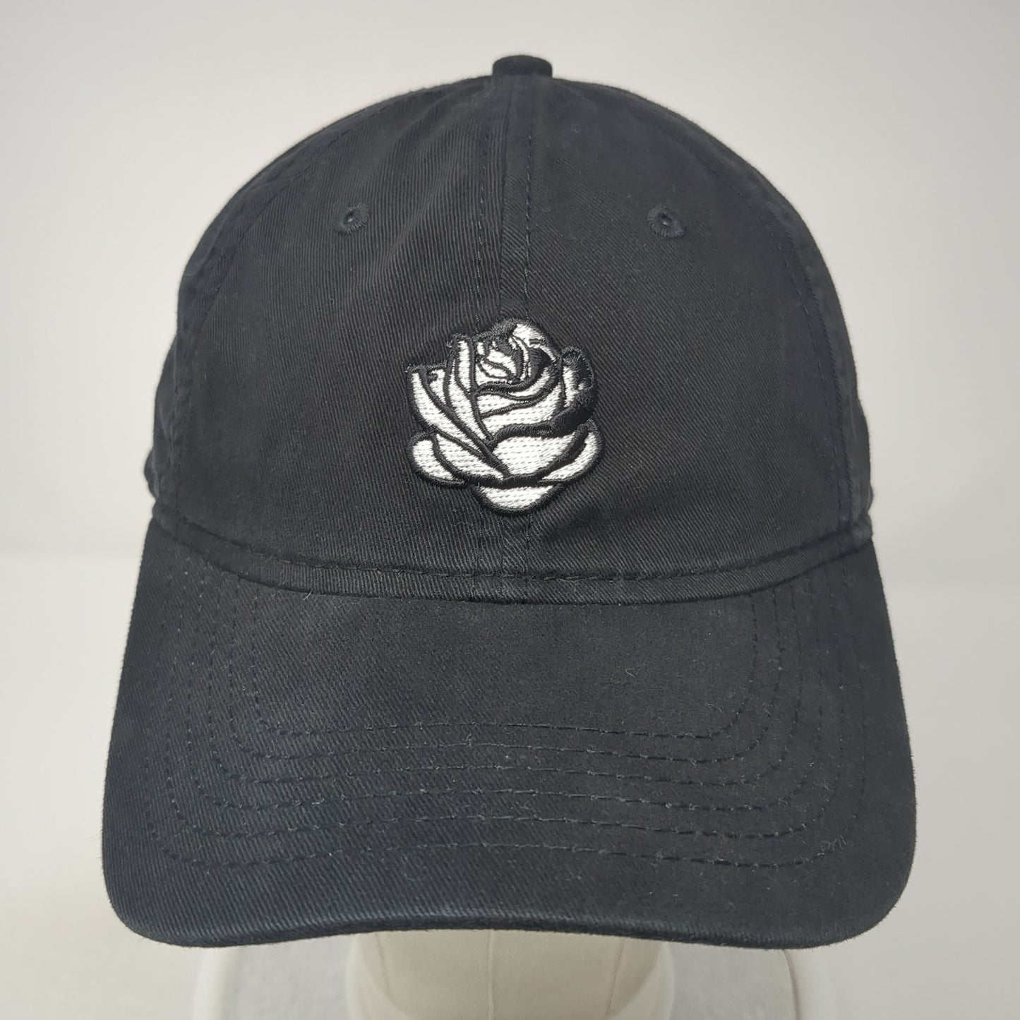 Rose Saint Louis Slideback Hat Black One Size Adjustable Sportsman