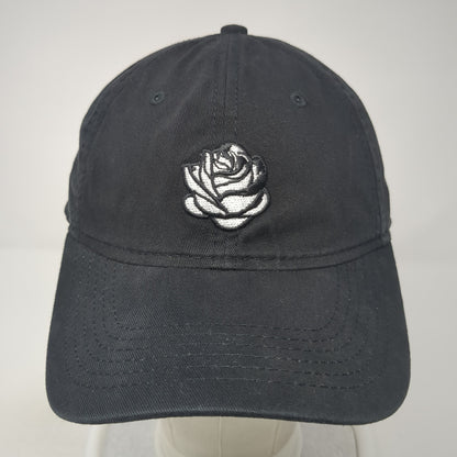 Rose Saint Louis Slideback Hat Black One Size Adjustable Sportsman
