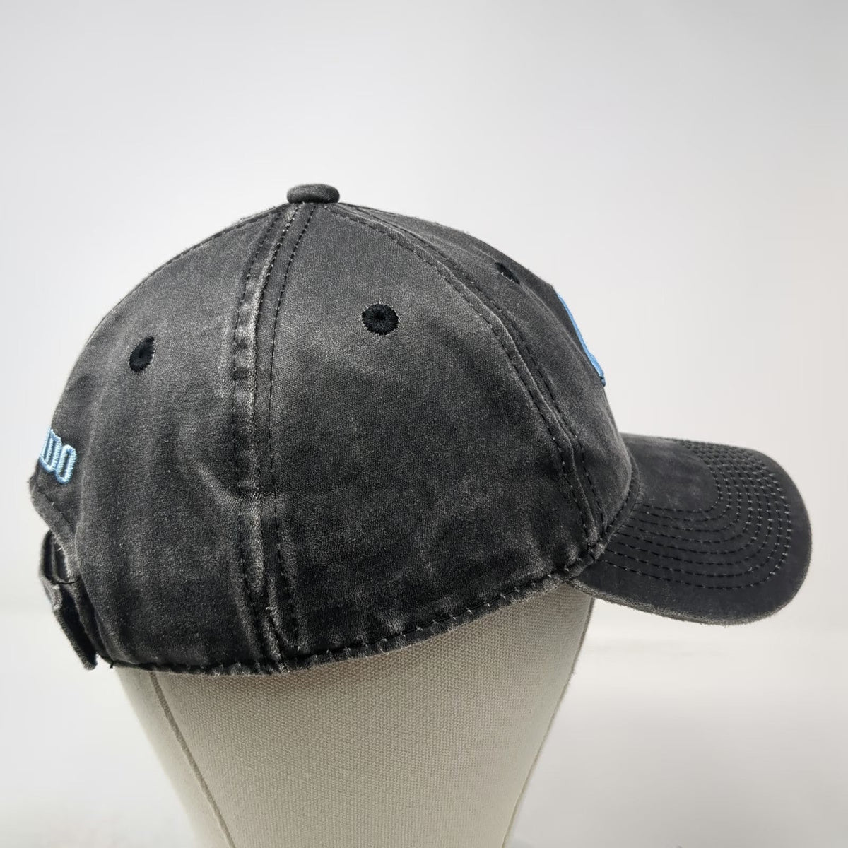 The Game Baseball Cap Gray One Size Vail Colorado Embroidered Logo Hat Slideback