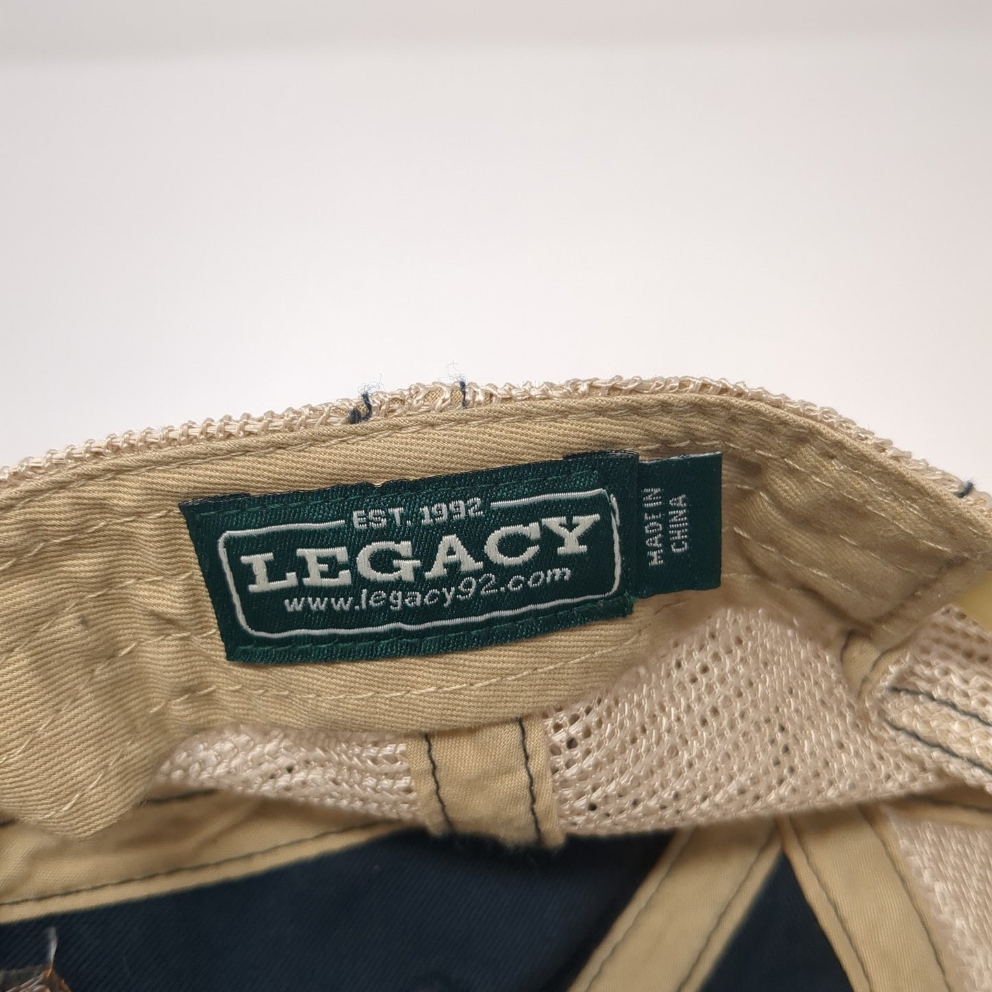 Hawaii Leather Patch Snapback Trucker Hat Multi One Size Mesh Back Fish