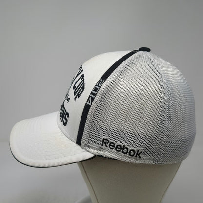 Reebok Los Angeles Kings NHL Hat White XL Mesh 2012 2014 Stanley Cup Champions