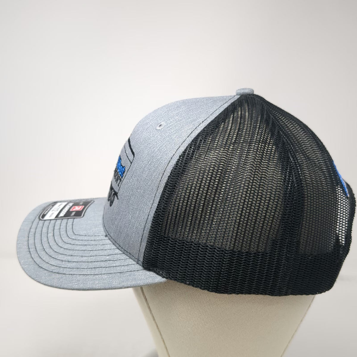 Richardson Trucker Hat Gray One Size Snapback Mountain West Laird Farm Equipment
