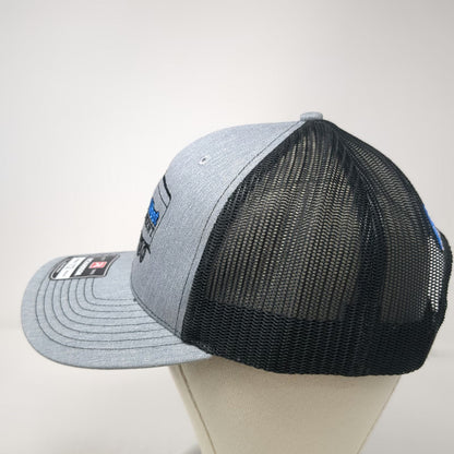 Richardson Trucker Hat Gray One Size Snapback Mountain West Laird Farm Equipment
