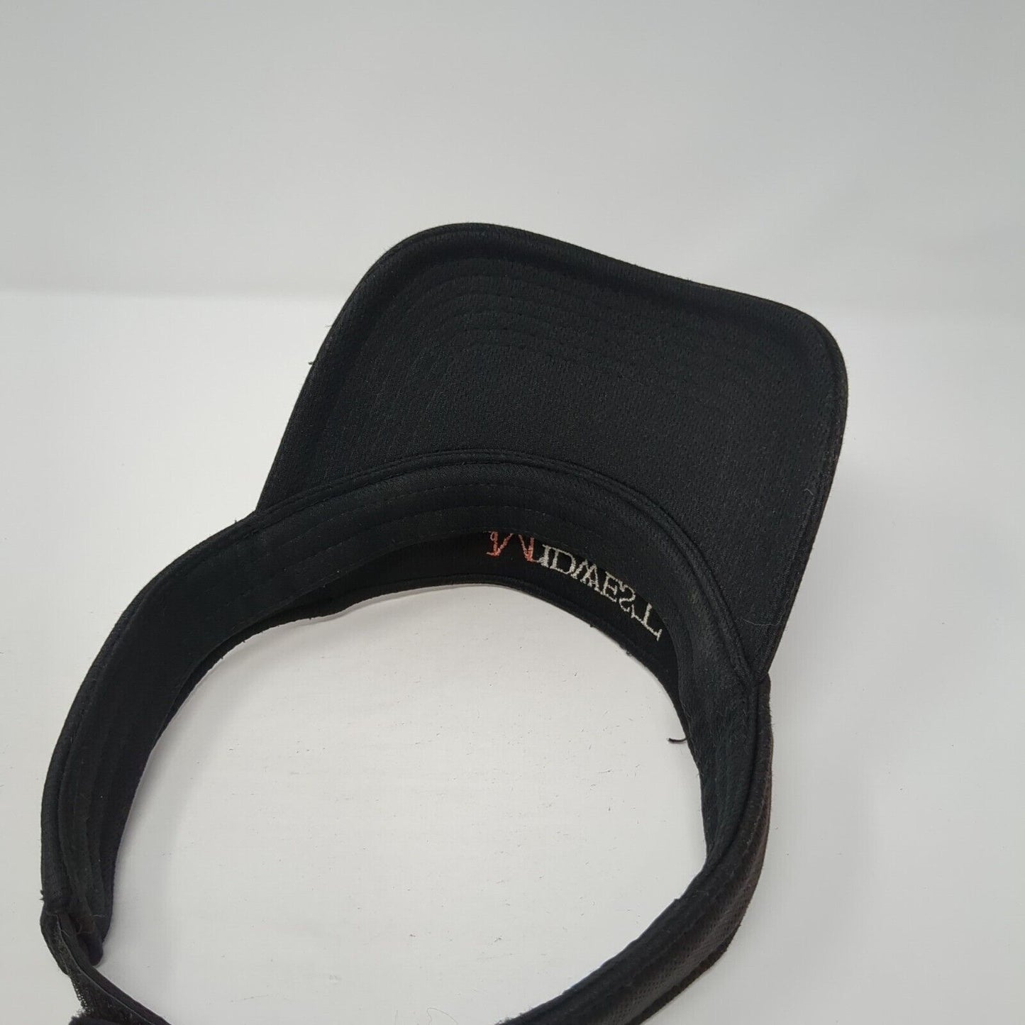 Midwest Pool Management Strapback Sun Visor Hat Black One Size Adjustable Otto