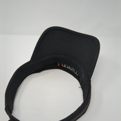 Midwest Pool Management Strapback Sun Visor Hat Black One Size Adjustable Otto