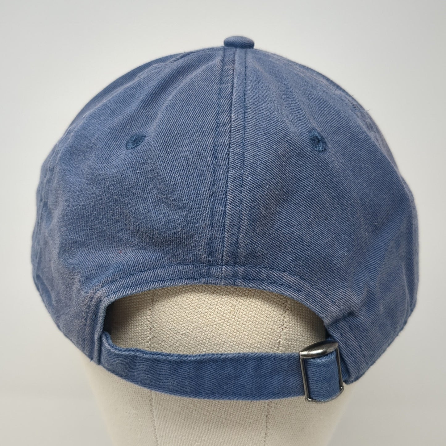 Player Slideback Baseball Cap Blue One Size Adjustable Embroidered Denim