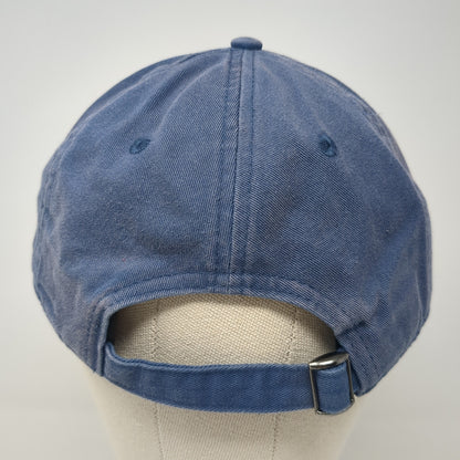 Player Slideback Baseball Cap Blue One Size Adjustable Embroidered Denim