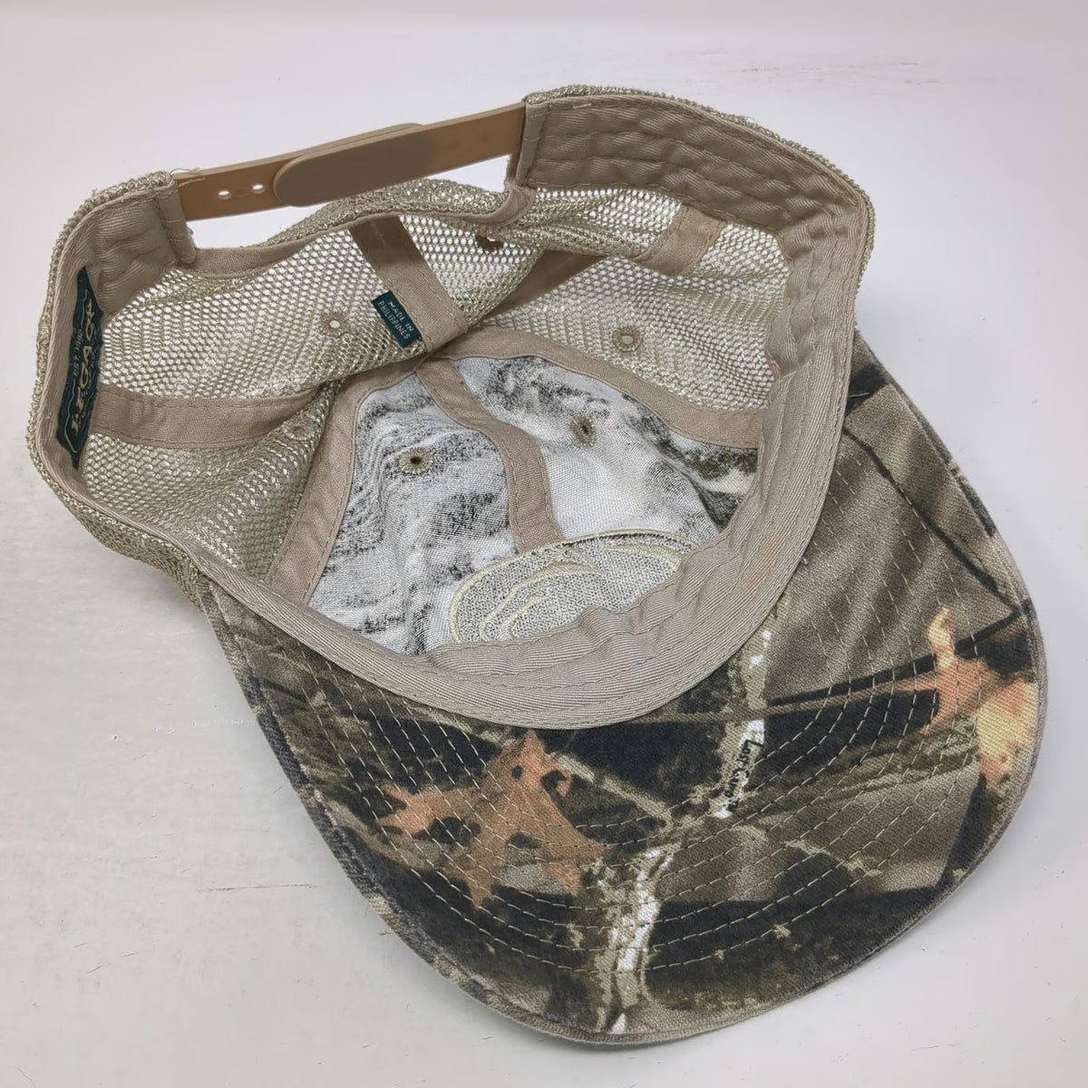 Penn State Nittany Lions NCAA Legacy Trucker Hat Brown Beige One Size Camo Mesh